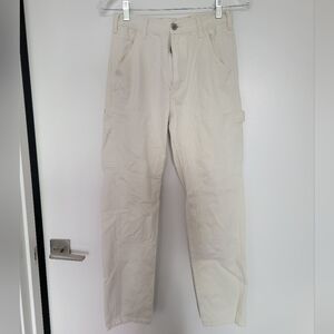 Cream Cargo Pants